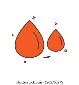 blood icon vector design