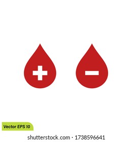 blood icon vector design element logo template