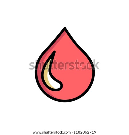 blood icon vector design. icon vector filled outline style