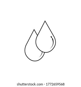 Blood icon vector design template