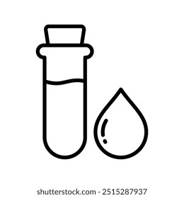Plantilla de diseño de Vector de icono de sangre simple y limpia