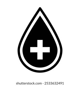 Blutsymbol, Vektorgrafik-Illustration