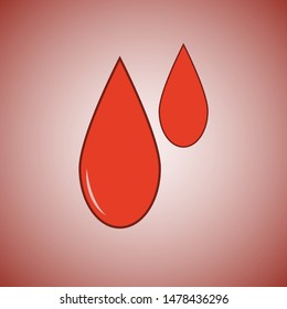 blood icon vector, blood illustration design. health design concept.