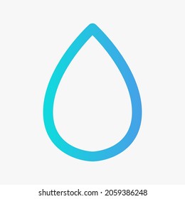 Bluesymbol, Vektorgrafik im Farbverlauf-Stil über Medizin, Verwendung für mobile App-Präsentationen auf der Website
