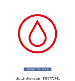 blood icon vector illustration template