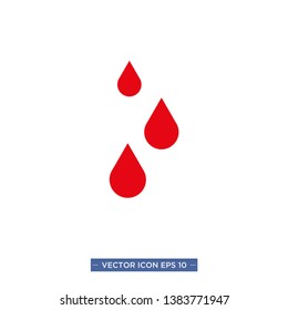blood icon vector illustration template