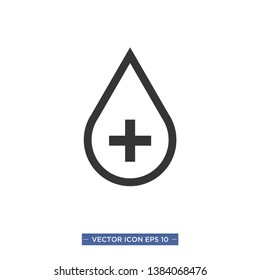 blood icon vector illustration template