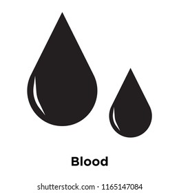Blood icon vector isolated on white background, Blood transparent sign , medical health symbols