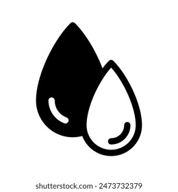 Ilustración de diseño de símbolo de Vector de icono de sangre