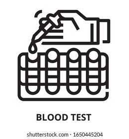 Blood icon for website, application, printing, document, poster design, etc.