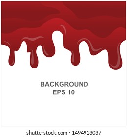 Blood Illustration Background Template Vector