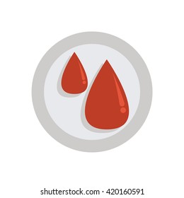 Blood Illustration - Flat Icon