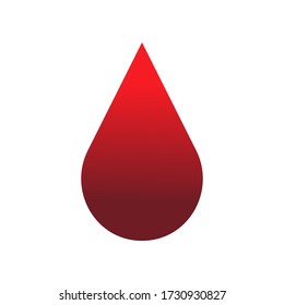 Blood illustration vector simple design