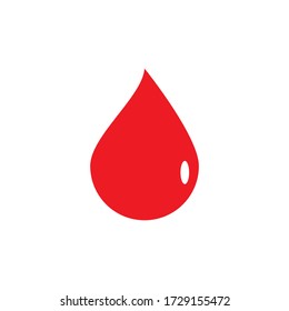 Plantilla vectorial del logotipo de la ilustración sanguínea