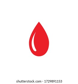 Blood ilustration logo vector template