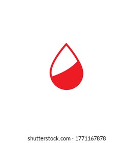 Blood ilustration logo vector template