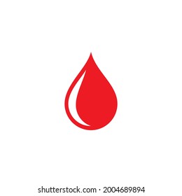 Plantilla vectorial del logotipo de la ilustración sanguínea