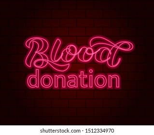 Blood lettering with wall background. Vector illustration