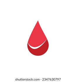 blood logo design vector illustration

