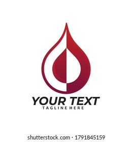 blood logo icon vector isolated