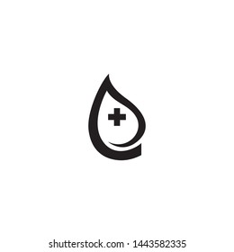 Blood logo icon vector template