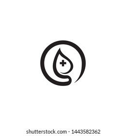 Blood logo icon vector template