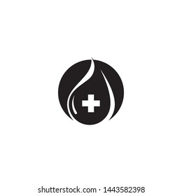 Blood logo icon vector template