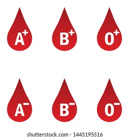 Blood logo icon vector template