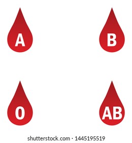 Blood logo icon vector template