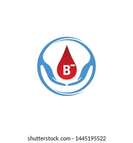Blood logo icon vector template