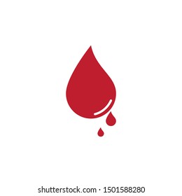 Blood Logo Icon Vector Template