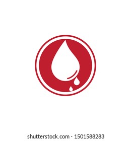 Blood logo icon vector template