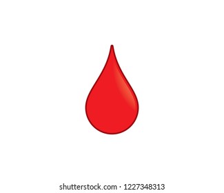 Blood logo template