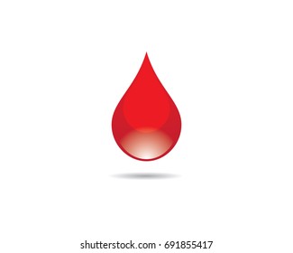 Blood logo template