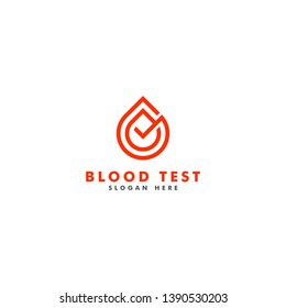 Blood logo template icon vector illustration