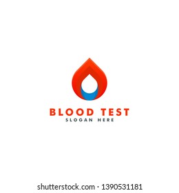 Blood logo template icon vector illustration