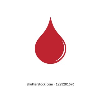 Blood logo template vector icon illustration design