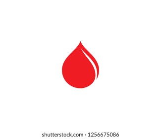 Blood logo template vector icon