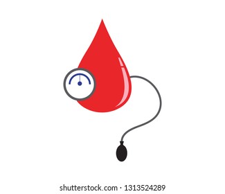 Blood logo template vector icon illustration design