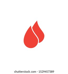 Blood logo template vector icon illustration design