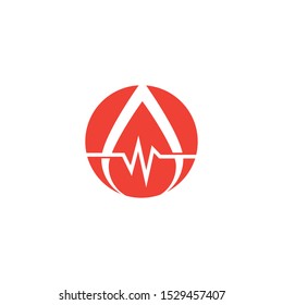 Blood logo template vector icon illustration design
