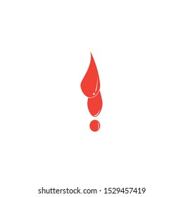 Blood logo template vector icon illustration design