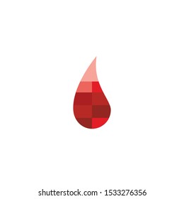 Blood logo template vector icon illustration design