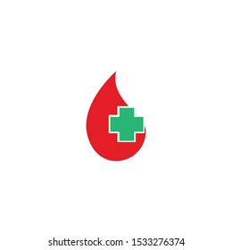 Blood logo template vector icon illustration design