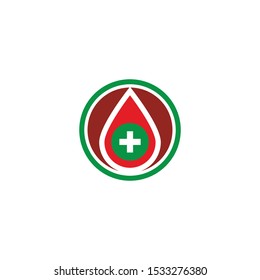 Blood logo template vector icon illustration design