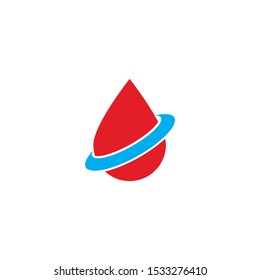 Blood logo template vector icon illustration design