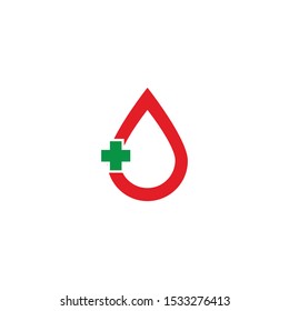 Blood logo template vector icon illustration design