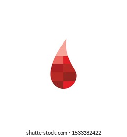Blood logo template vector icon illustration design