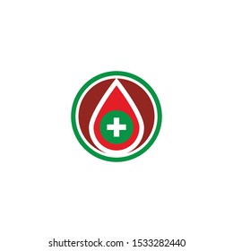Blood logo template vector icon illustration design