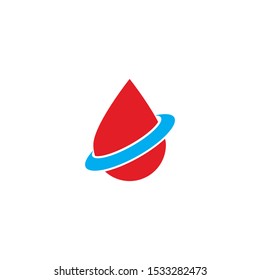 Blood logo template vector icon illustration design